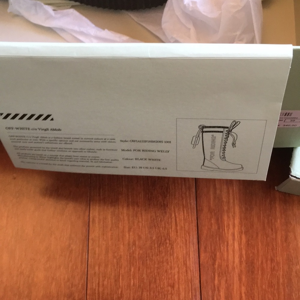 Off white “For Riding” rainboot - Picture 5 of 6